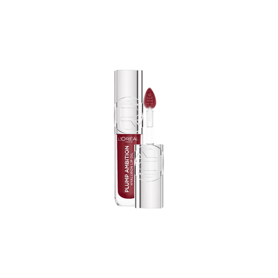 L'Oréal Paris Plump Ambition 490 Berry Jolie Lipgloss - Lipolie met Hyaluronzuur - Voor vollere en glanzende lippen - Kersenrood - 5,4 gr