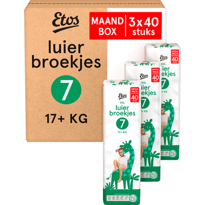 Etos Soft & Protect  luierbroekjes maat 7 - 120 stuks