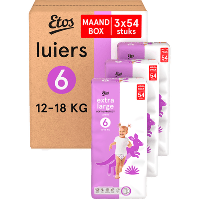 Etos Soft & Protect  luiers maat 6 - 162 stuks