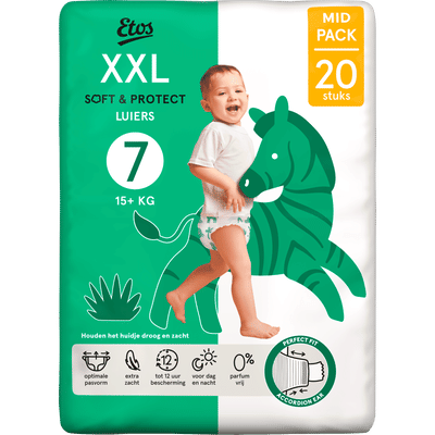 Etos Soft & Protect  luiers maat 7 - 20 stuks