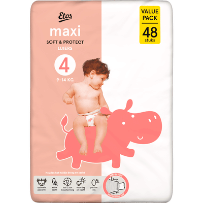 Etos Soft & Protect  luiers maat 4 - 48 stuks