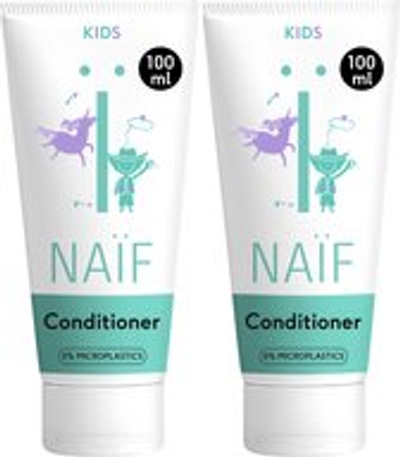 Naïf - Verzachtende Conditioner Voordeelset - voor Kinderen - met natuurlijke ingrediënten - 2x100ml