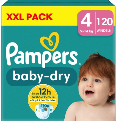 Pampers Baby Dry  luiers maat 4 - 120 stuks