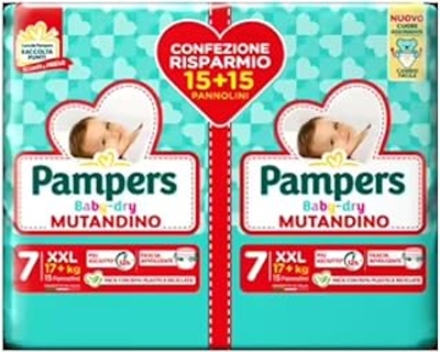 Pampers Baby Dry  luiers maat 7 - 90 stuks