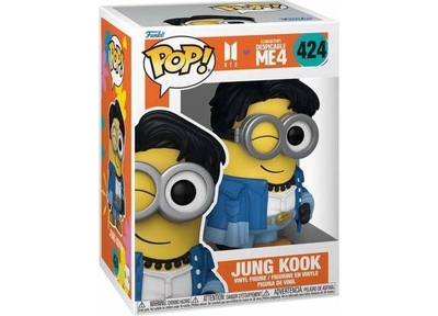 Minions Despicable Me 4 - BTS - Jung Kook vinylfiguur 424 Funko Pop! meerkleurig