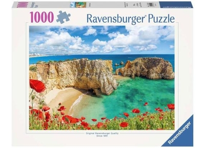 Ravensburger puzzel Klaprozen in de Algarve, Portugal - Legpuzzel - 1000 stukjes