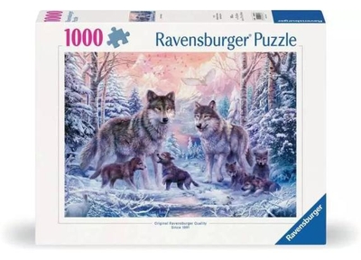 Ravensburger puzzel Arktische Wölfe - 1000 stukjes.