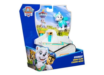 PAW Patrol - Everest's Sneeuwschuiver - speelgoedauto met speelfiguur - 71% gerecycled plastic - duurzaam speelgoed