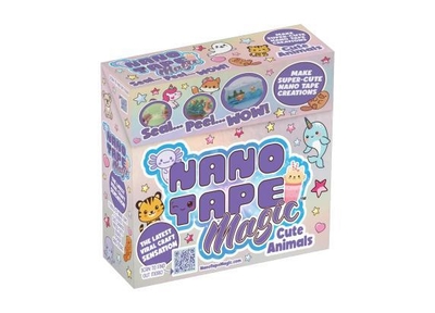 Nano Tape Magic - Cute Animals - Maak 5 nano tape knutselontwerpen - Dé virale knutseltrend