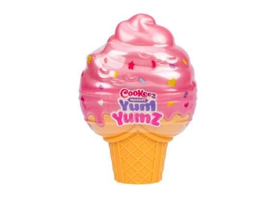 Cookeez Makery Yum Yumz 2-pack - 2 pluchen knuffeltjes in een ijshoorntje