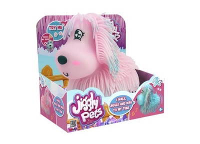 Jiggly Pets Pup roze - Interactieve puppy - met muziek