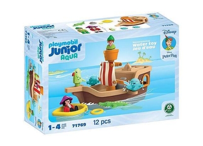 PLAYMOBIL - PMJUNIOR 71769 Peter Pan's spetterend piratenschip
