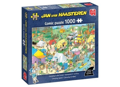 Jumbo - Jan van Haasteren Jan van Haasteren Kamperen in het Bos 1000 stukjes