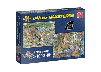 Jumbo - Jan van Haasteren Jan van Haasteren Safari en De Storm 2-in-1 1000 stukjes