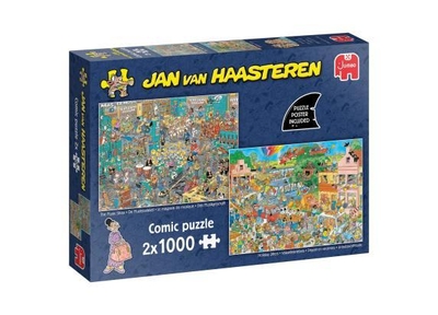 Jan van Haasteren - De Muziekwinkel & Vakantiekriebels - 2 x 1000 stukjes - Puzzel