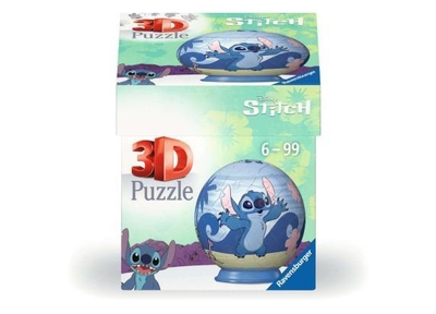 Ravensburger - Puzzle-Ball Disney Stitch - 3D Puzzelbal - 72 Stukjes