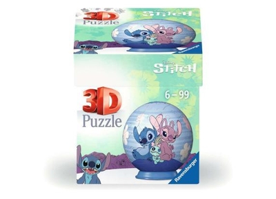 Ravensburger - Puzzle-Ball Disney Stitch - 3D Puzzelbal - 72 Stukjes