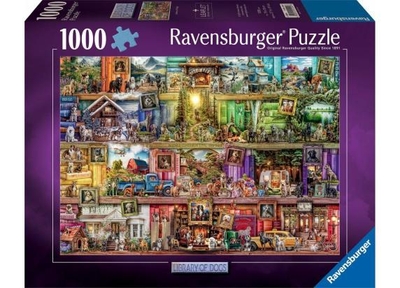 Ravensburger - The Library of Dogs - Legpuzzel - 1000 Stukjes