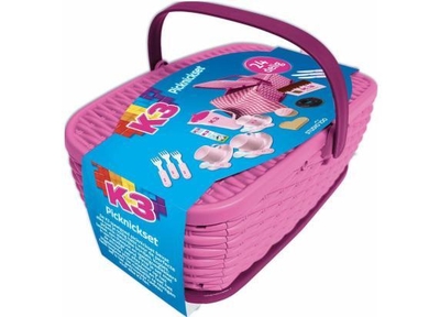 K3 - Speelgoedpicknickset - Picknickset - 24 delig