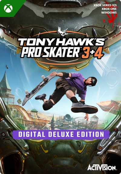 Tony Hawk's Pro Skater 3 + 4 - Deluxe Edition - Pre-Purchase - Xbox Series X|S, Xbox One & Windows 10 - Download