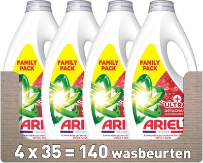 Ariel Vloeibaar & Ultra wasmiddel  - 140 wasbeurten