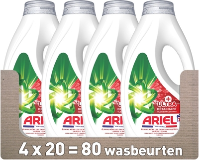 Ariel Vloeibaar & Ultra wasmiddel  - 80 wasbeurten