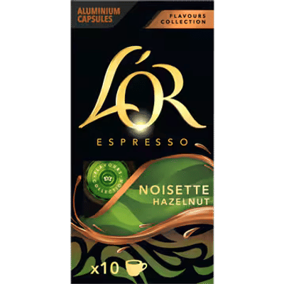 L'OR Espresso Hazelnut Smaak 10 Capsules 52 g