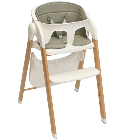 Bo Jungle Grow With Me Pure White Kinderstoel B710200