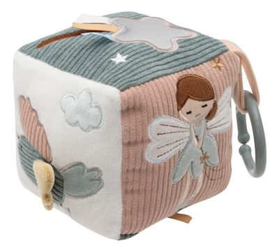 Jollein Baby Activiteitenkubus - Lovely Birds - Polyester - Sensorisch Speelgoed