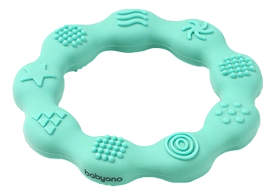 Baby Ono Ring Blauw Silicone Bijtring 825/03