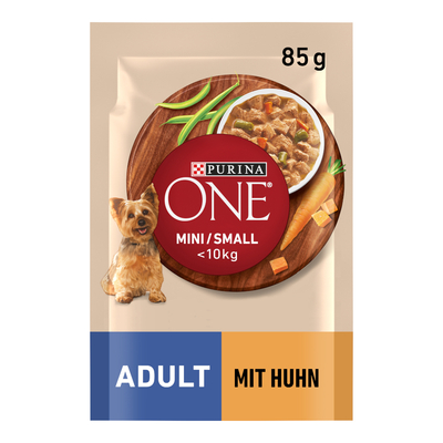 26 x 85 g Purina ONE Mini Adult Kip natvoer voor honden - natvoer honden