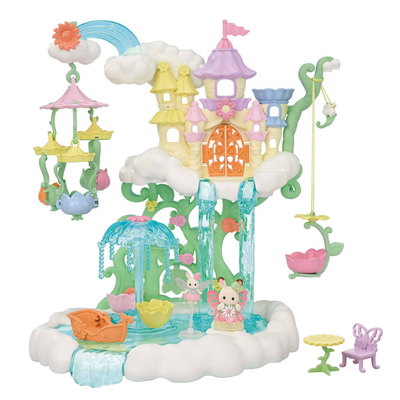 Sylvanian Families 5815 Hemels prinsessenkasteel inclusief 2 FLUWEELZACHTE speelfiguren