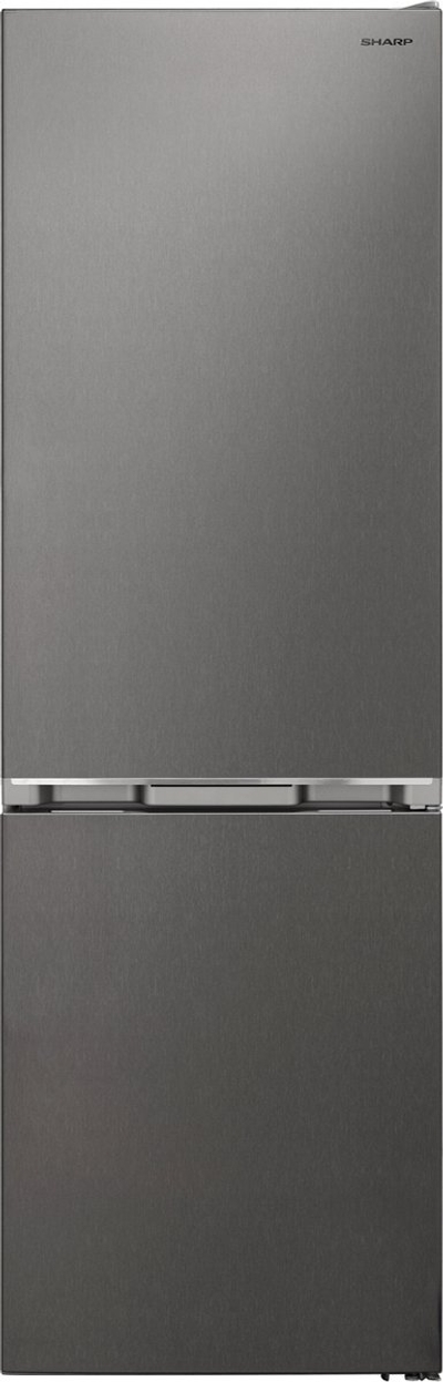 Sharp SJNBA31DMXPCEU - Koel-vriescombinatie - No Frost - Zilver - Ideale koelkast voor gezinnen