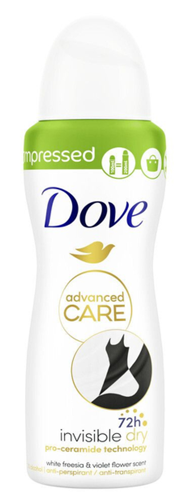 Dove Invisible Dry Deospray White Freesia & Violet 100 ml