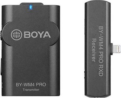 Boya 2.4 GHz Duo Lavalier Microfoon Draadloos BY-WM4 Pro-K3 voor iOS