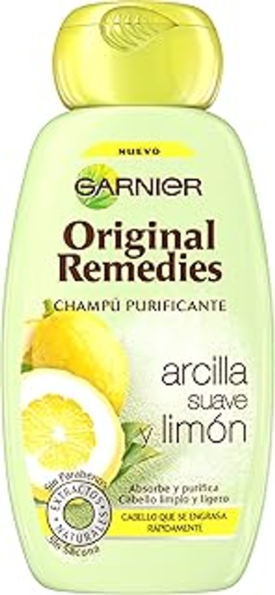Garnier Aesora Shampoo zachte klei en citroen - 250 ml
