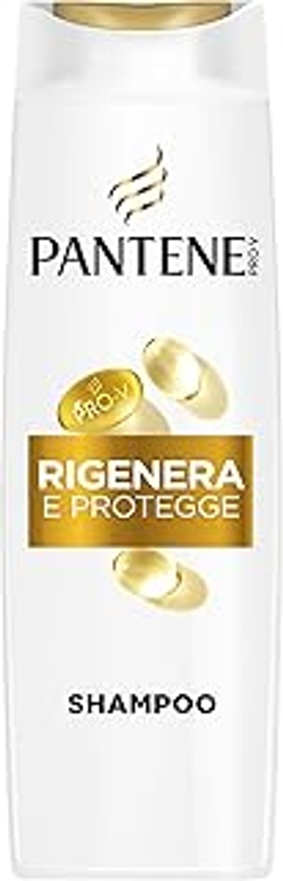 Pantene Pro-V Shampoo regeneriert und schützt für schwaches, trockenes, beschädigtes Haar, reinigt und schützt die Bindungen des Haares, ohne Silikon, Mineralöl und Farbstoffe, Maxi-Format, 6 x 250 ml