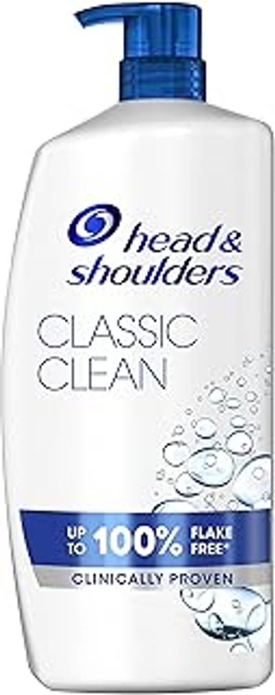 Head & Shoulders Anti-roos shampoo Classic, tot 100% van de roos verwijderd, klinisch bewezen, dermatologisch getest, 1000 ml