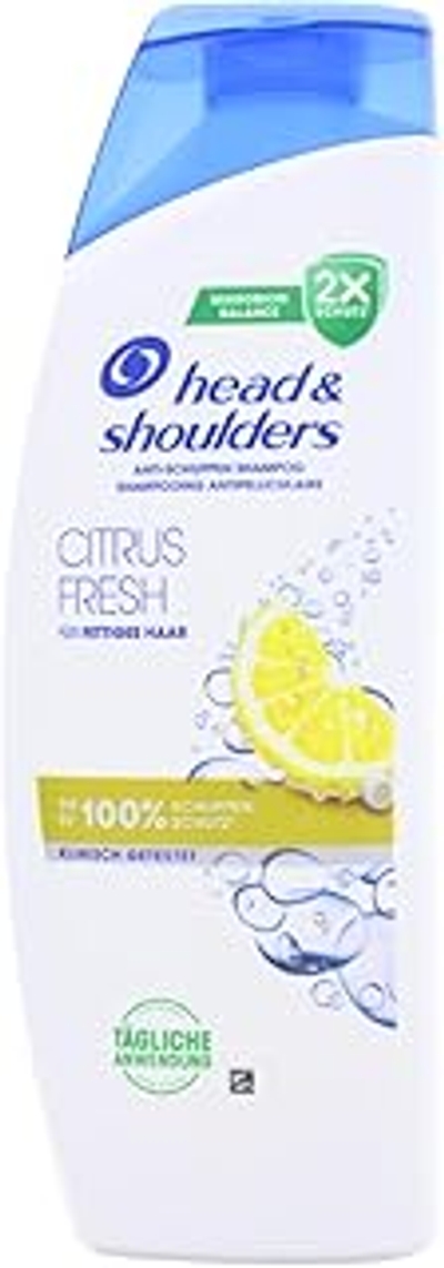 Head & Shoulders Citrus Fresh Anti-roos, shampoo, tot 100% bescherming tegen roos, 500 ml