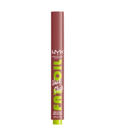 NYX Professional Make Up Fat Oil Slick Click Lippenbalsem - Tot 12 uur hydratatie - Verrijkt met avocado-, keizersbes- en framboosolie - Profile Pic - 2gr