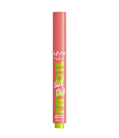 NYX Professional Make Up Fat Oil Slick Click Lippenbalsem - Tot 12 uur hydratatie - Verrijkt met avocado-, keizersbes- en framboosolie - Story Or Post - 2gr