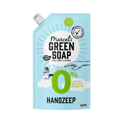 Marcel's Green Soap Handzeep 0% Navulling 500 ml