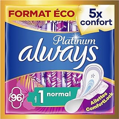 Always Platinum maandverband Normal Plus - 96 stuks