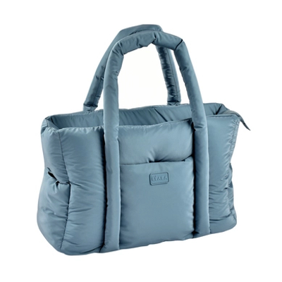 Béaba Puffy Paris Luiertas - 25L - Verzorgingstas - Incl. Verzorgingsmatje & Koelvak - 10 vakken - Blauw - Baltic Blue