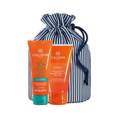 Collistar Active Protection Sun Cream SPF 50 100 ml + Aftersun Shower Shampoo 150 ml + Sun Pouch