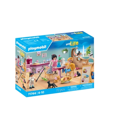 PLAYMOBIL My Life Kattencafé 71744