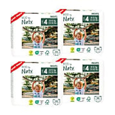 Eco by Naty  luierbroekjes maat 4 plus - 88 stuks