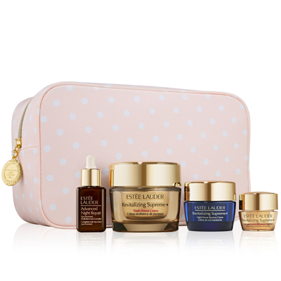 Estée Lauder Revitalizing Supreme + Youth Power Creme | 50ml + 15ml + 5ml + 15ml + Tasje | Set 5 st