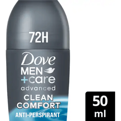 Dove Advanced Anti-Transpirant Deodorant Roller Clean Comfort 50 ml