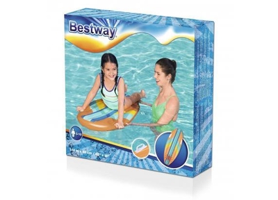 Bestway Surfboard opblaassurfplank met 2 handvat - Blauw